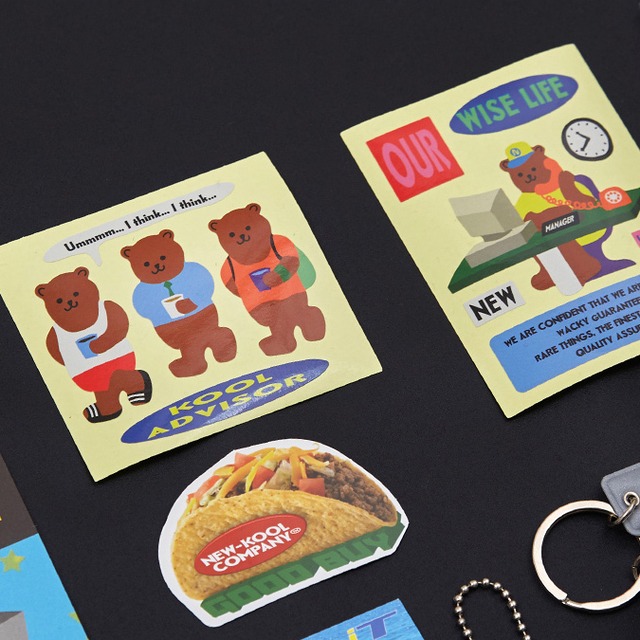 「TEDDY BEAR V3」 ヴィンテージステッカー