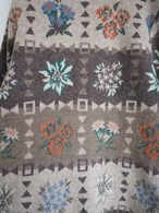 1980’s~ AUSTRIA STEGER Schurwolle Wool Floral Pattern Cardigan／38