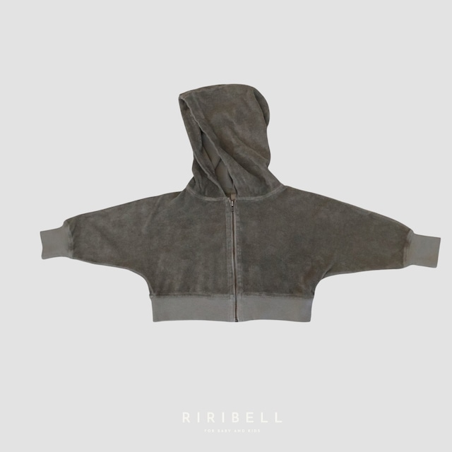 予約【EARTH THE ARCHIVE】Volume hoodie - Khaki / 11月上旬入荷予定