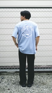 四畳半帝国ロゴ刺繍big silhouette T