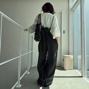 ピンストライプサスペンダーPT/ブラック