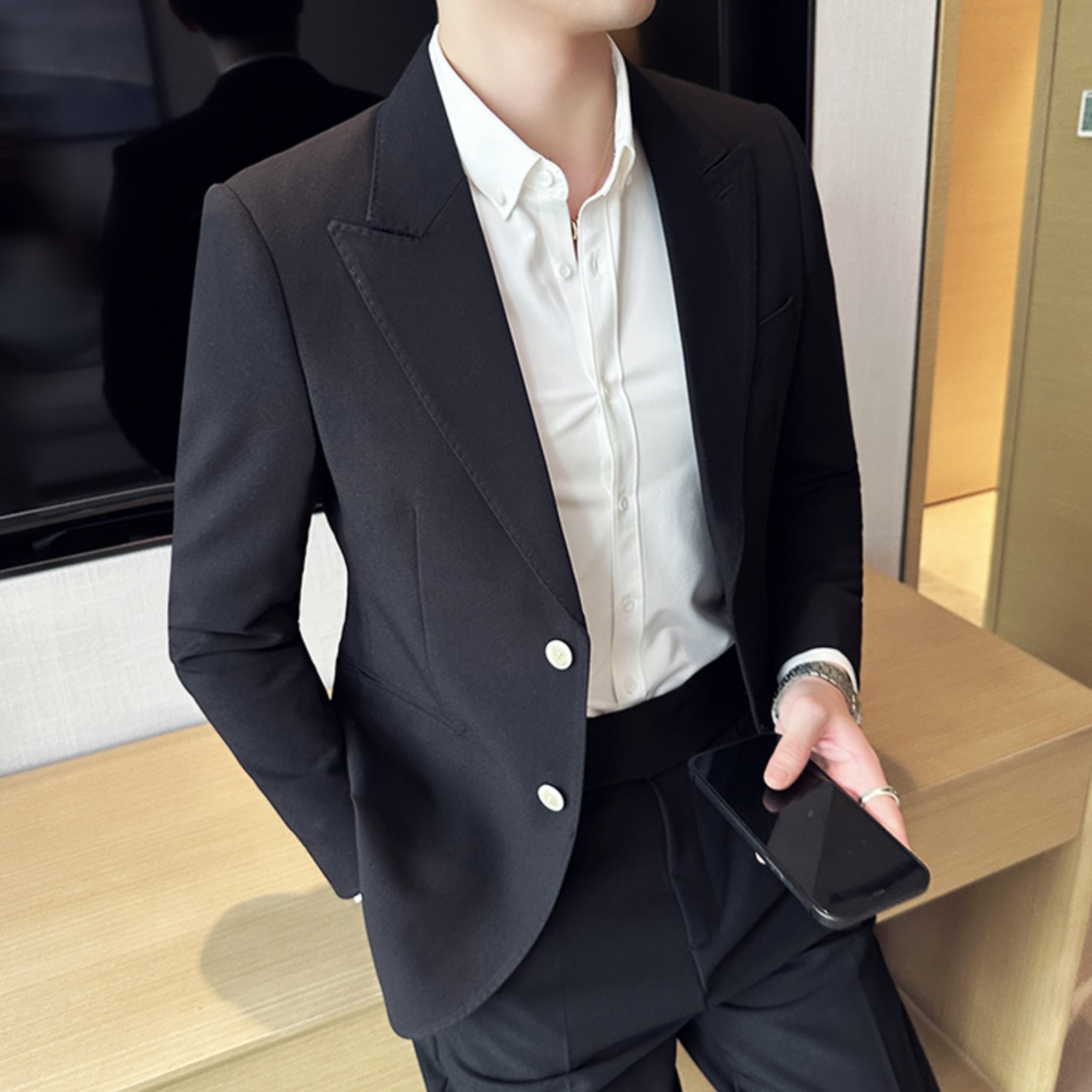 スリムフィットテーラードジャケット(2color) M0745