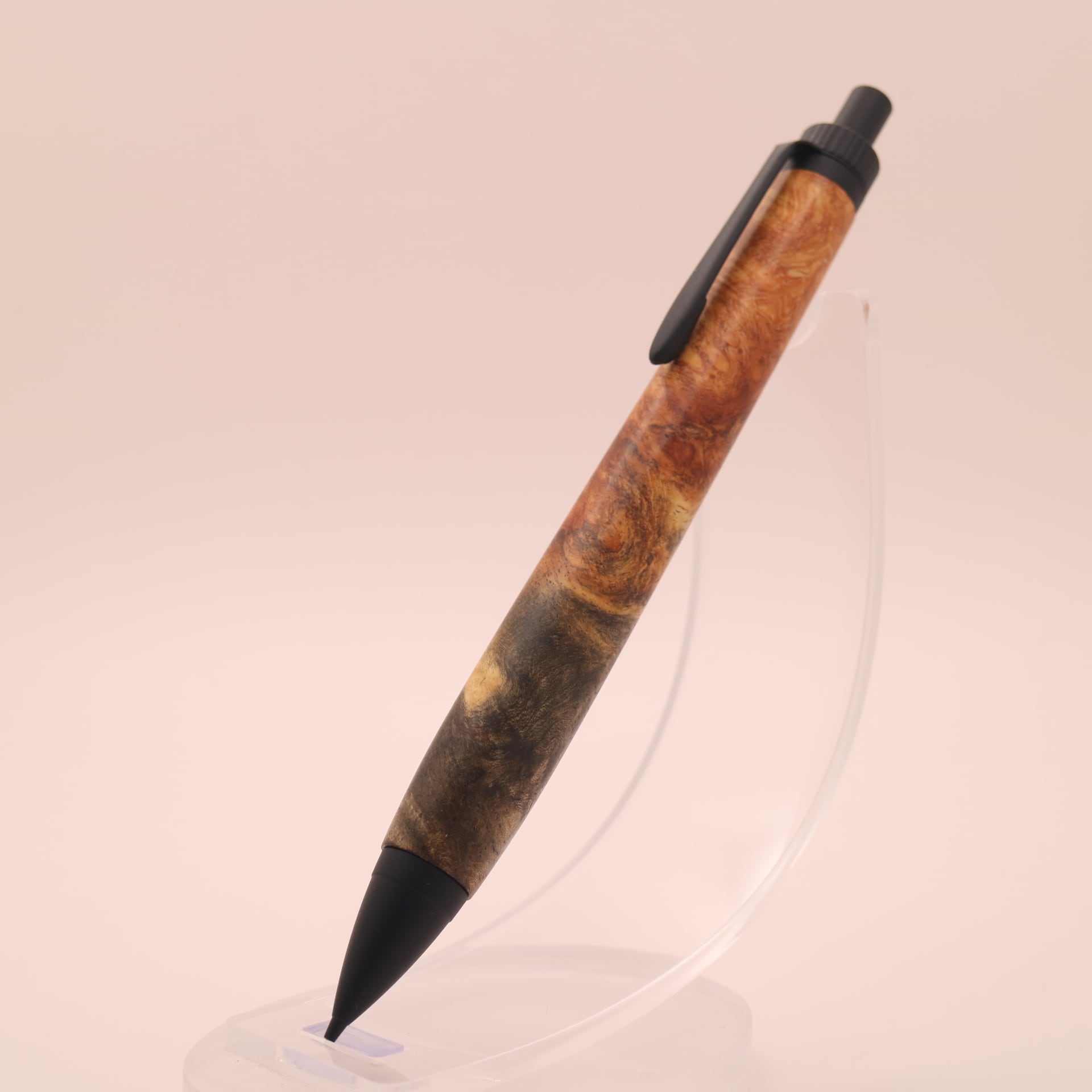 野原工芸 特上花梨瘤 ボールペン 野原工芸 特上花梨瘤杢 スリムボールペン