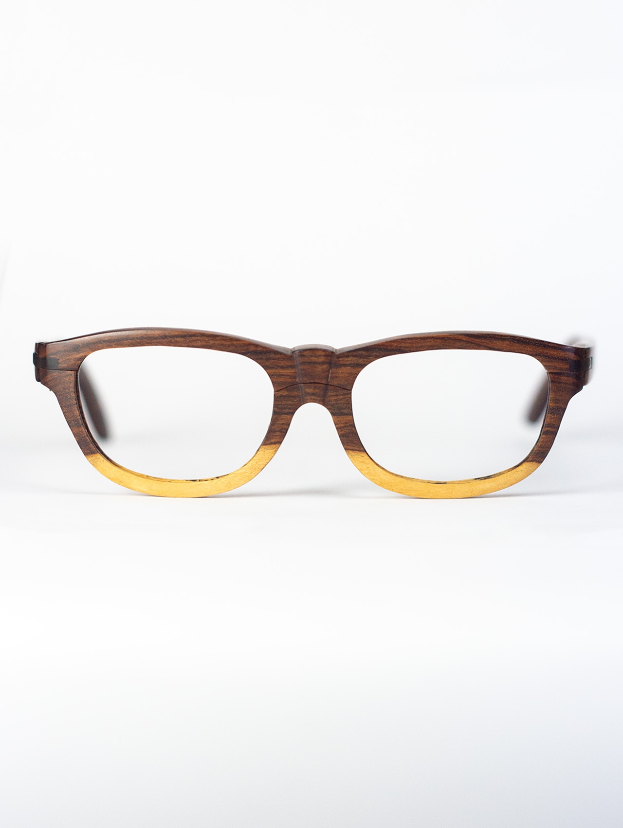 木彫りメガネ-スクエア-