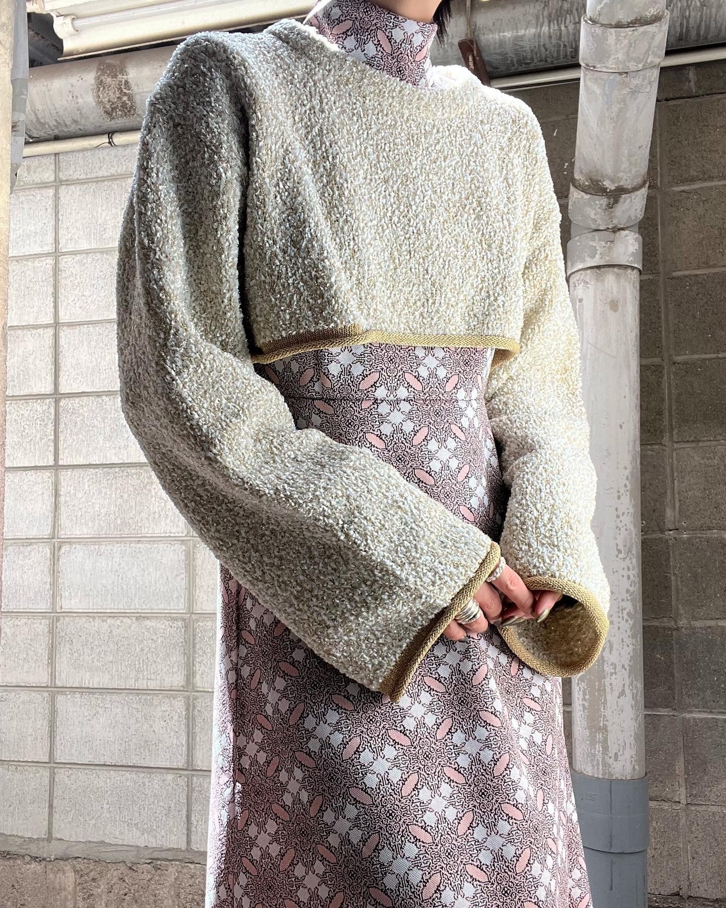 FUMIE=TANAKA – glitter short knit (WHITE) | Savvy（大分市セレクト 