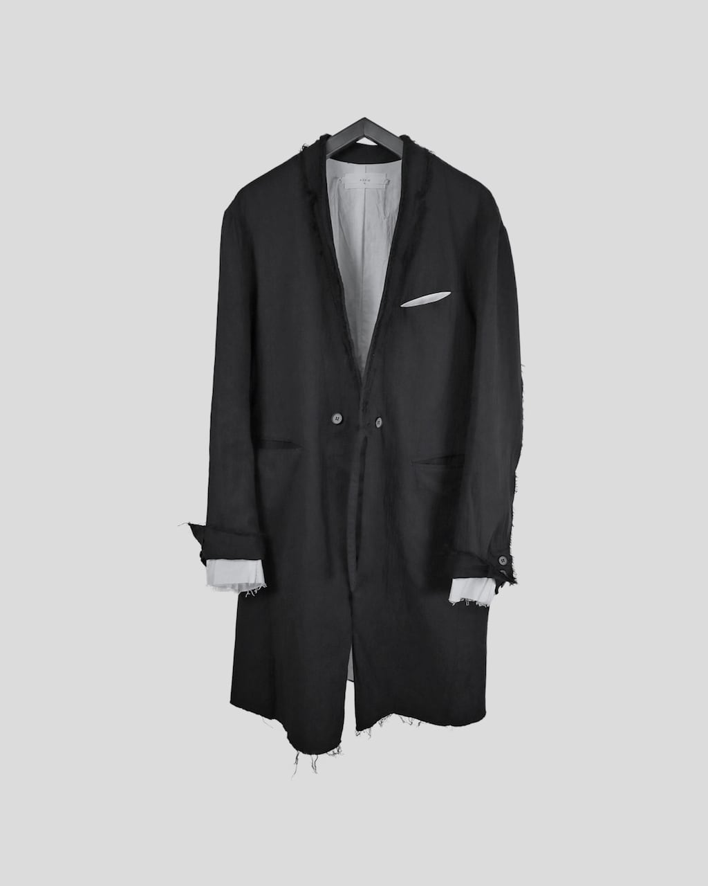 ASKYY / Y LAPEL LONG JACKET / BLK | ASKYY TOKYO FLAGSHIP