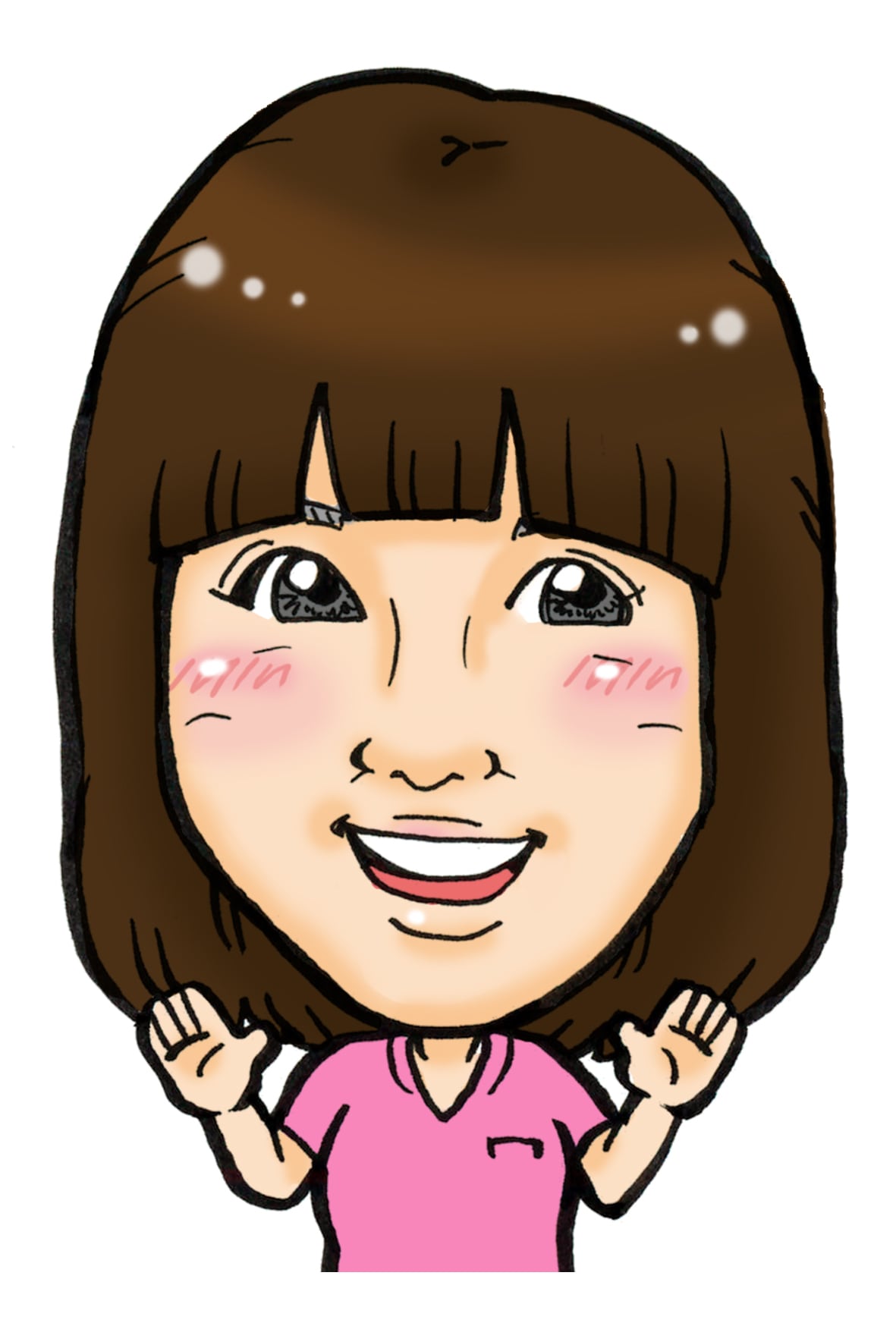 商用OK(1人)】データ似顔絵(全身・上半身) | 似顔絵アトリエ3O-spice