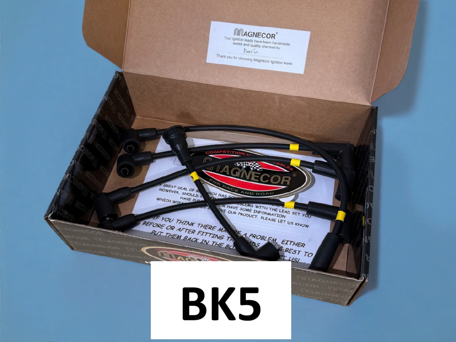 【 BK5 】ABR-MAGNECOR BK70 ハイパフォーマンス 純正スタイル・プラグコードSET 〜1996年迄 【JAPAN-SPECカスタム】パーツNo :ABR-MA7088-BK5 ( ref. GHT241 GHT241LAG )