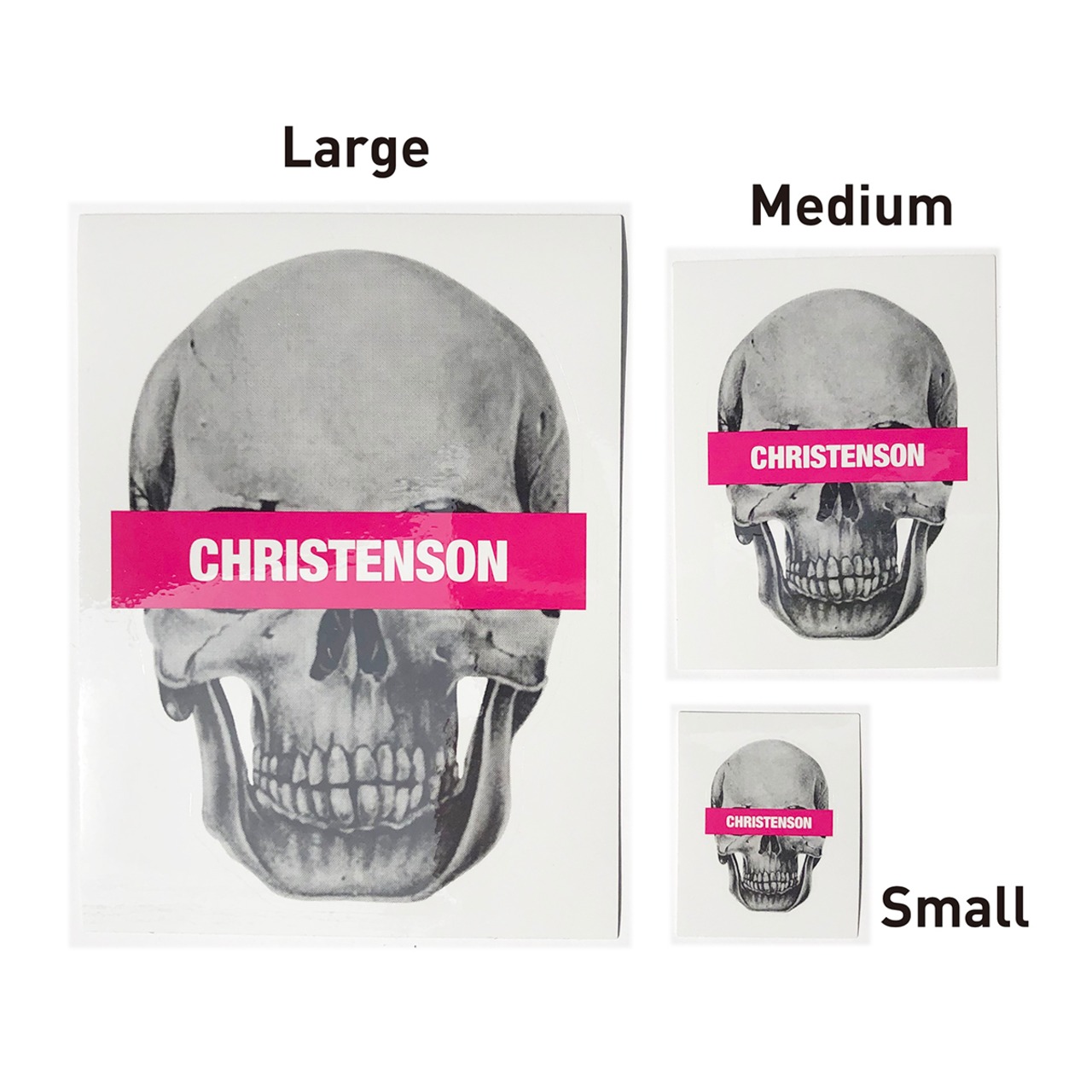 CHRISTENON SURFBOARDS クリステンソンサーフボード / CC Skull Sticker L