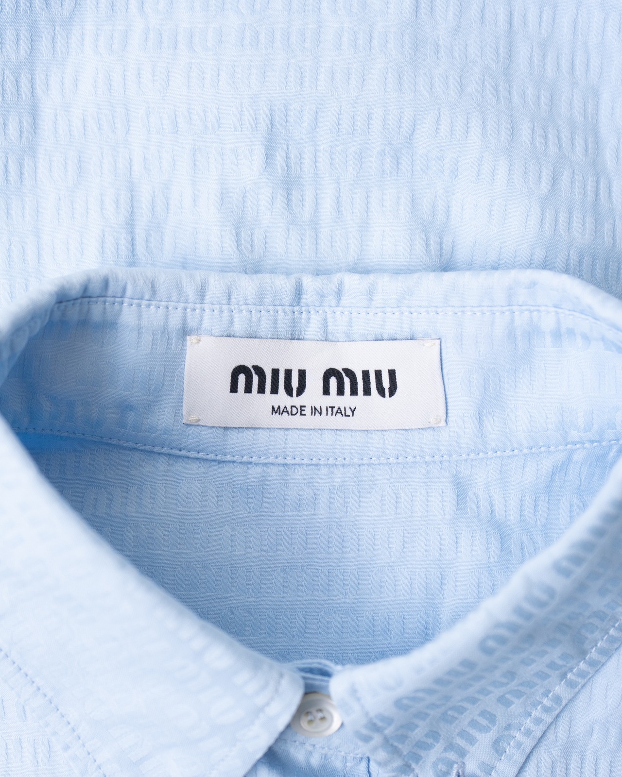 〈miu miu〉Short length shirt 2023AW