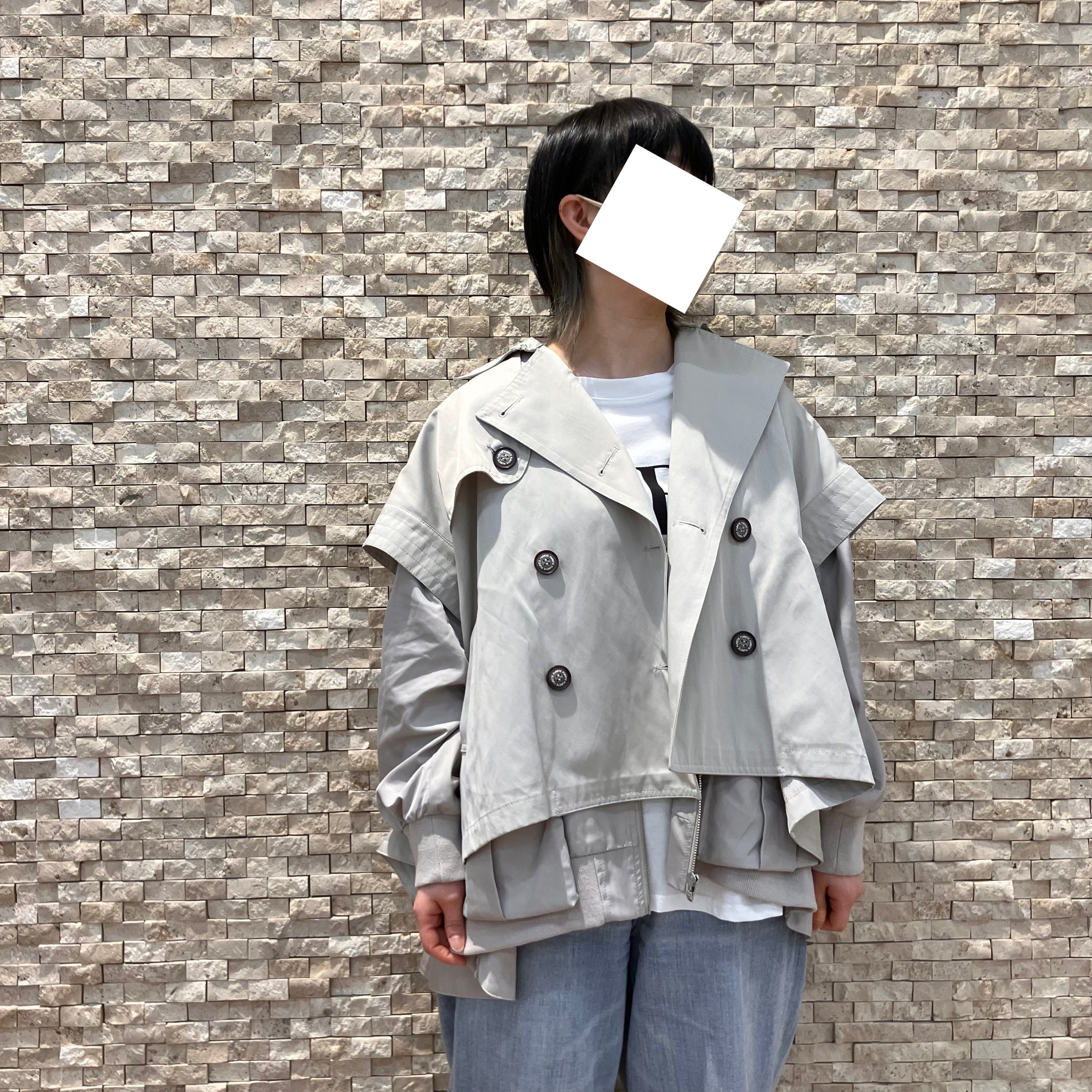 【design aera】3wayショートトレンチコート(24002)