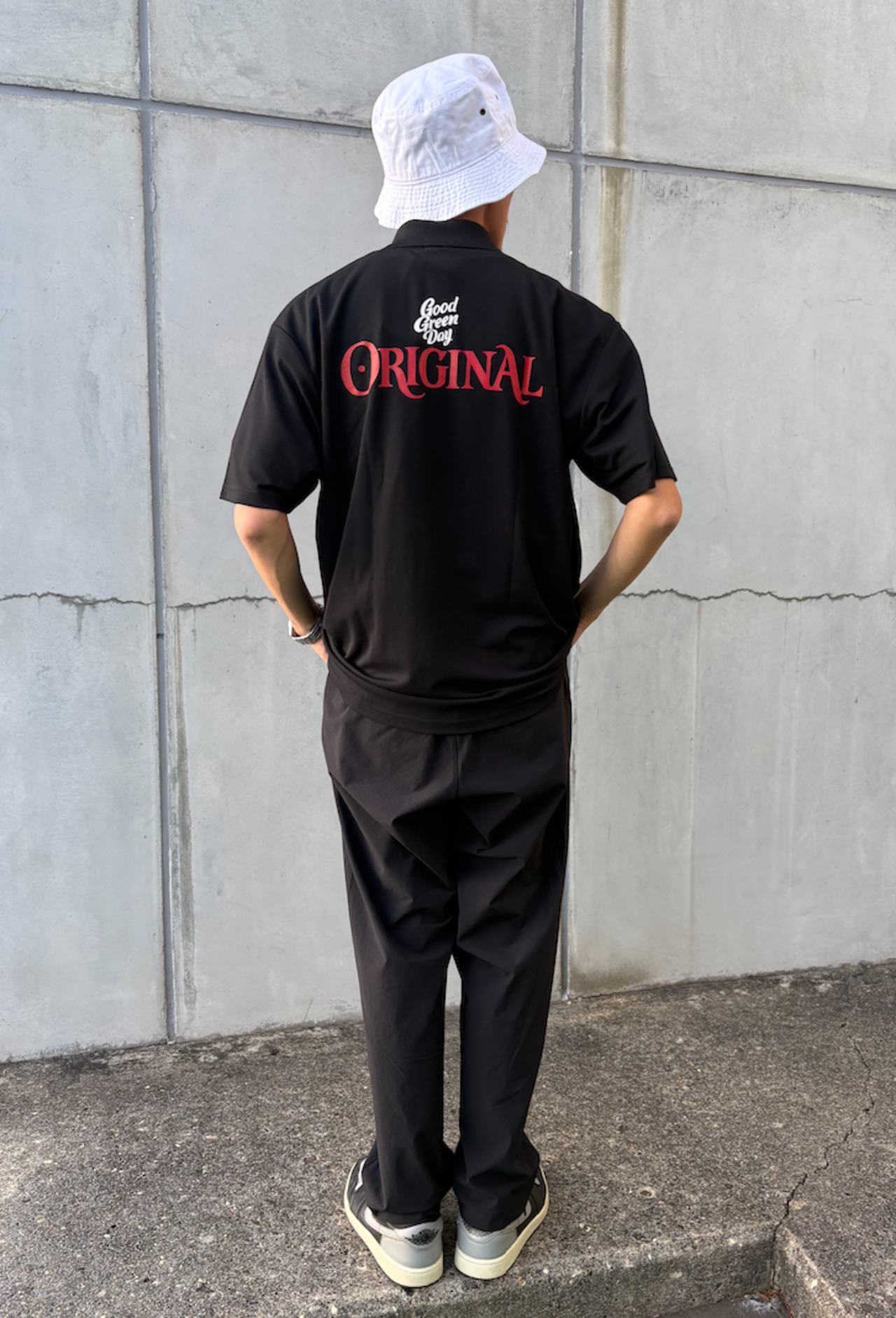 Good Green Day POLO SHIRTS BLACK