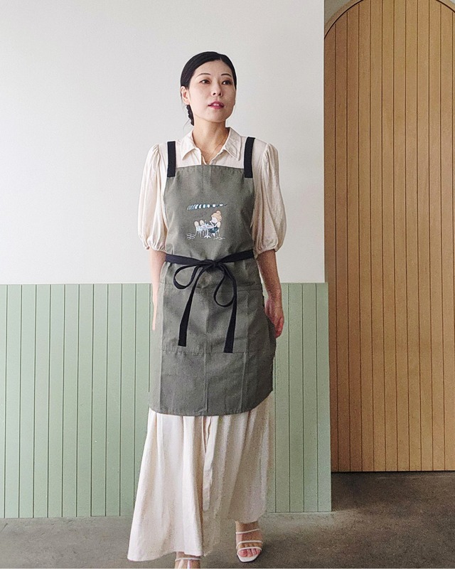 【8月限定】cafe_エプロン