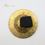 ベリーダンス ジル フィンガーシンバル ゴールド系 GAWHARET EL FAN 金 黒 ペア 両手 1組 ミニシンバル ダンサー 小物 小道具 模様 柄 ダンス用品 ダンス小物 練習 レッスン イベント ステージ ブラック系