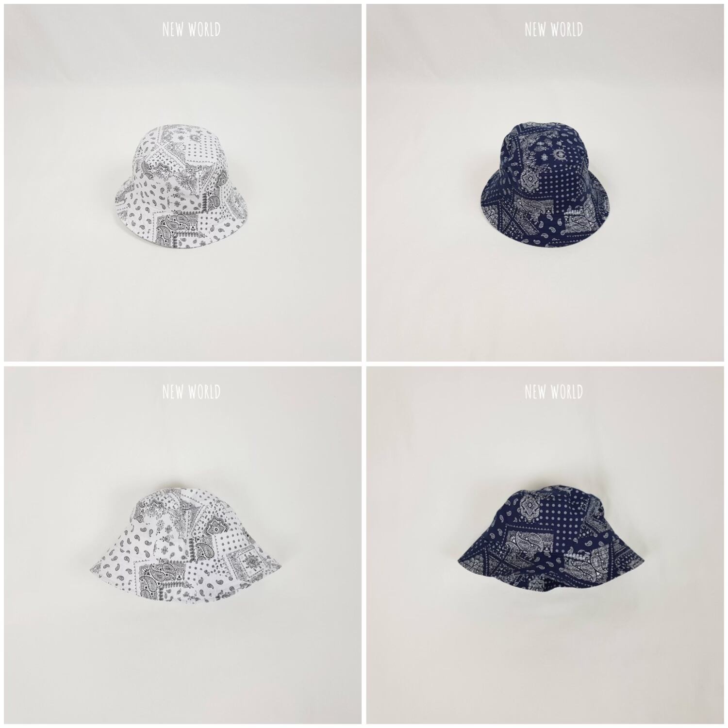 《ラスト2点》【即納】worldmoja/paisley hat