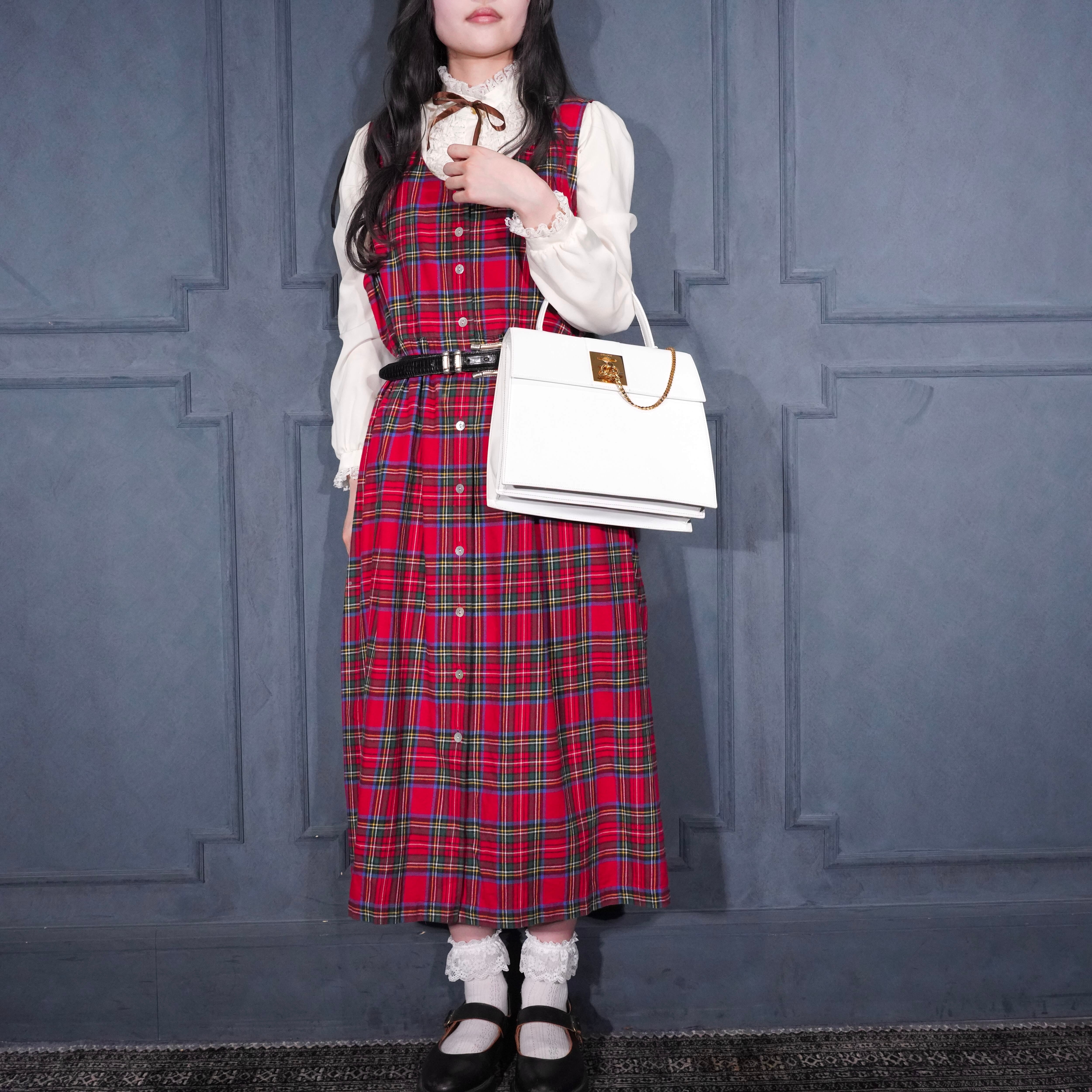 CELINE METAL CHAIN DESIGN LEATHER HAND BAG/オールドセリーヌ