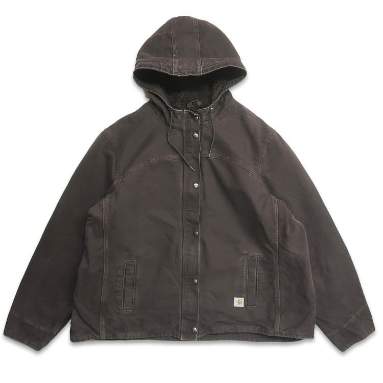 古着 カーハート Carhartt ダック 裏地ボア アクティブジャケット