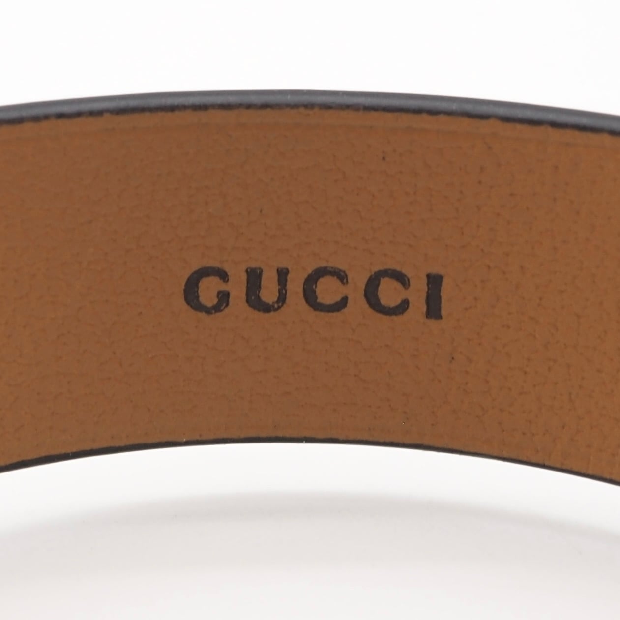 GUCCI スタッファ レザー ブレスレット ブラック シルバー 925 グッチ GUCCI スタッファ レザー ブレスレット ブラック シルバー 925 グッチ