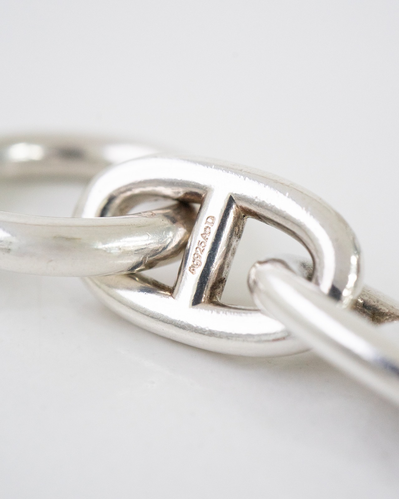 〈Hermès〉Chaine dancre Bracelet TGM11 KOMA Made in 1990's Martin Margiela season