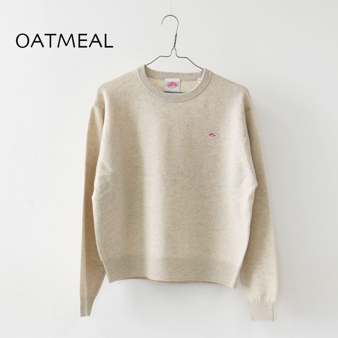 DANTON [ダントン] W LAMBSWOOL CREW NECK KNIT PULLOVER [DT-D0027LMW