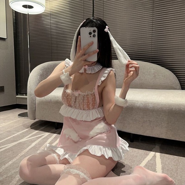 バニーレースメイドコスプレ【No.1298】/かわいいレディースコスプレ衣装