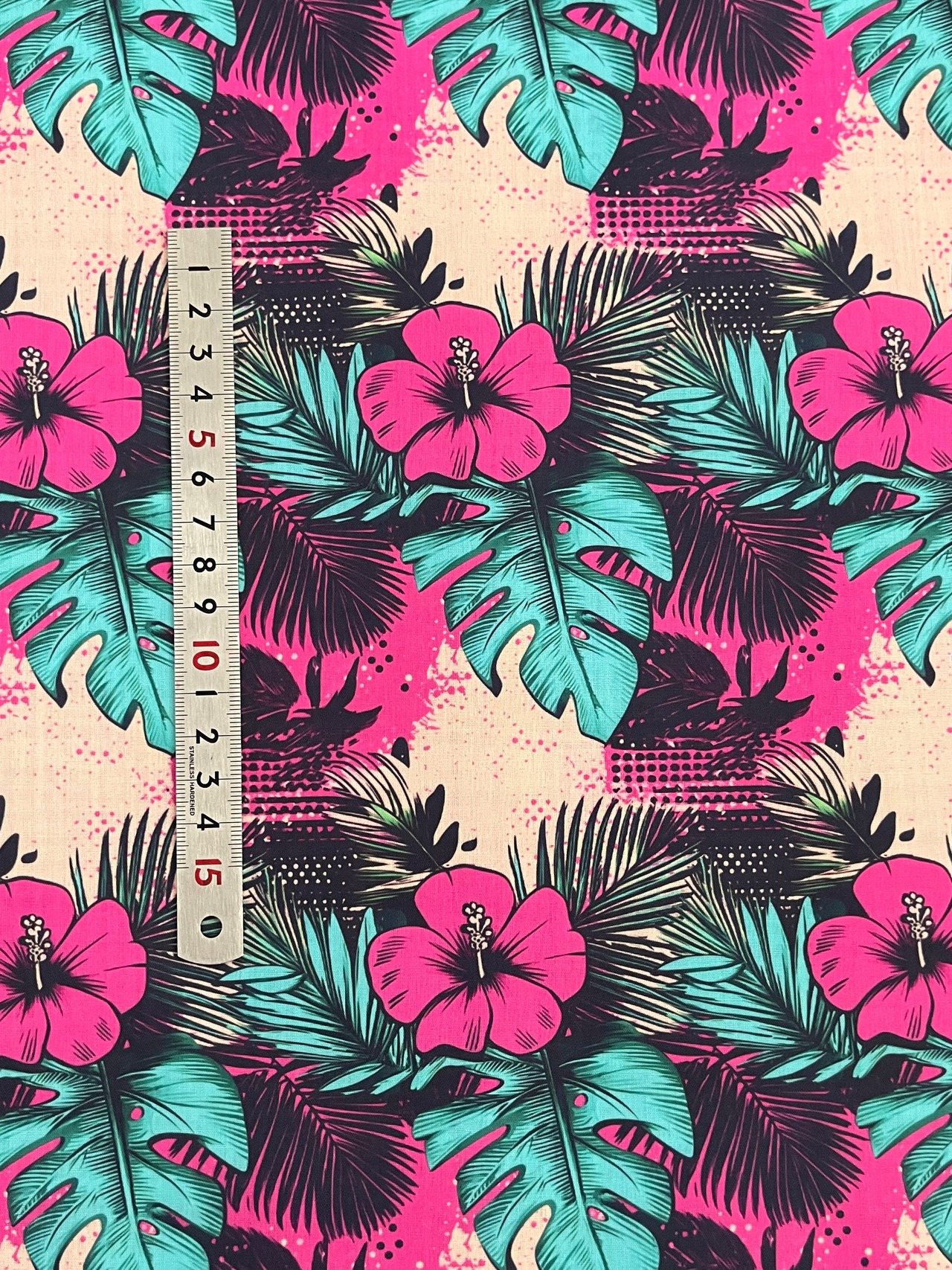 ハイビスカスCファブリック生地