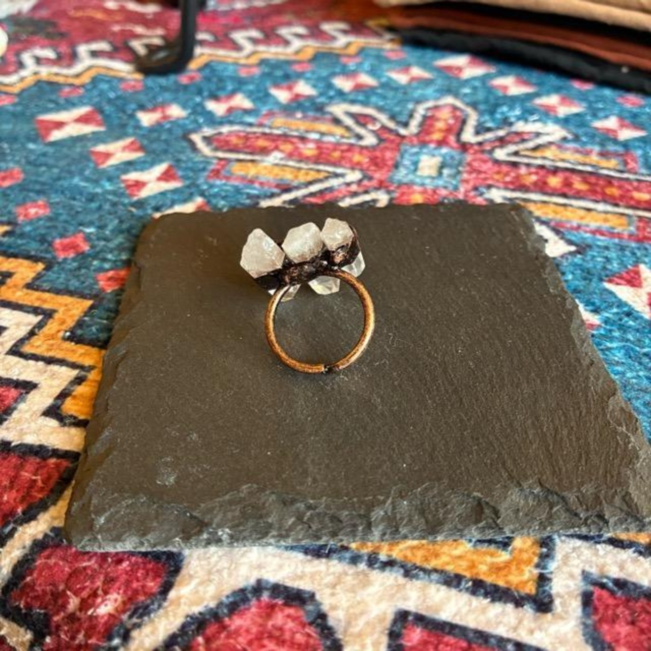 TOPANGA Jewelry 　ジェムストーンリング　クリスタル　全2種　14号　15号　指輪　アクセサリー　ジュエリー　プレゼント　レディース　ギフト