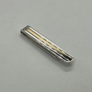 ティファニー TIFFANY&CO ゴールドライン ネクタイピン コンビ