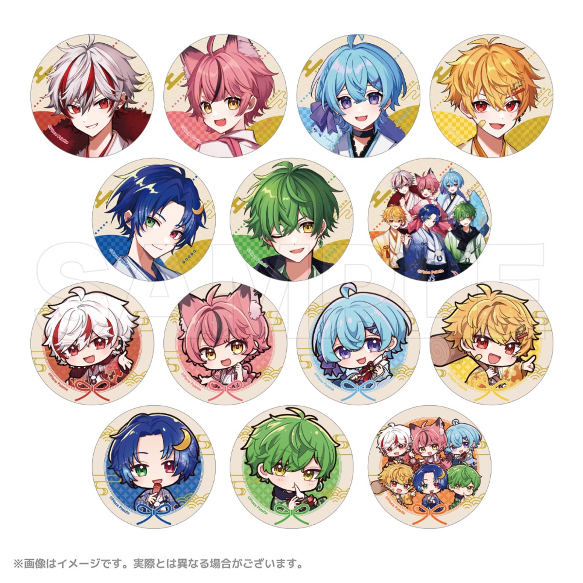 2025年謹賀新年 ランダム缶バッジ | Piece Palette ピスパレ 公式ショップ