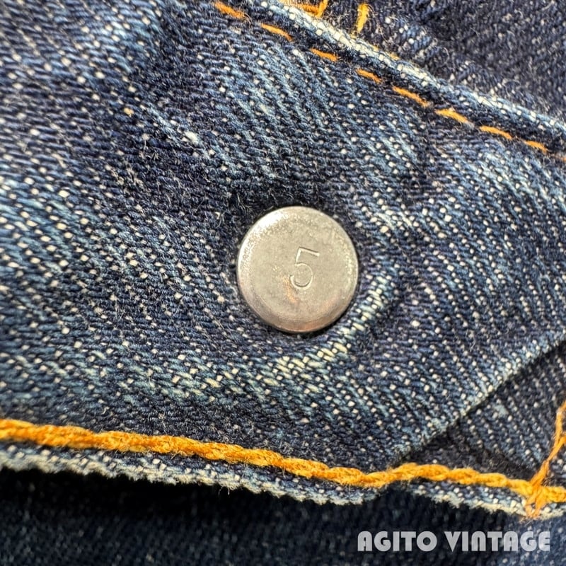 70's LEVI'S リーバイス 505 デニム Big E デカ文字 濃いめ グッド