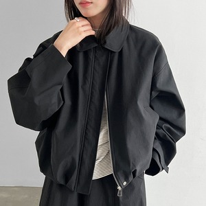 collared zip up jacket　m-0070