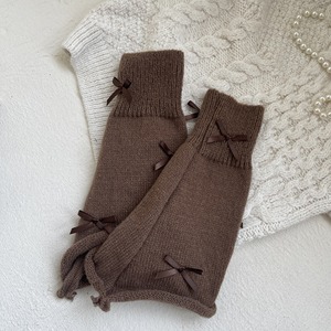 GOODSリボンフレアレッグウォーマー