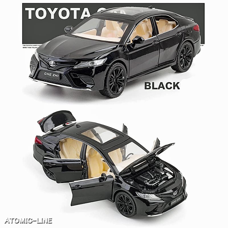 TOYOTA アバロン 1/24 ミニカー 全3色 ライト点灯 エンジンサウンド
