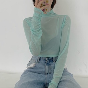 スーパーロングスリーブ　シアーTシャツ 7col N TS048
