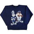 GEORGETOWN × LOONEY TUNES / Bugs Bunny & Taz Sweatshirt / Navy / 1993