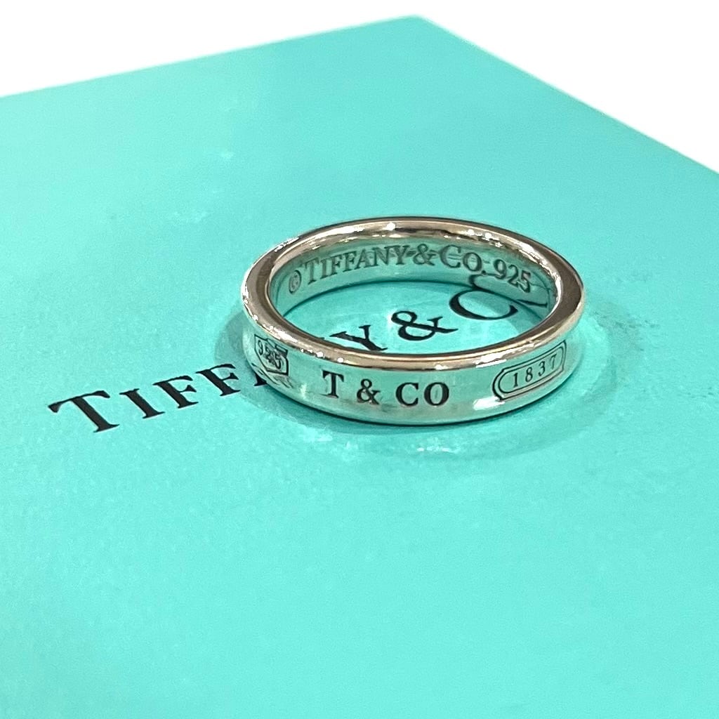 TIFFANY&CO】【10号】T1998 T&CO ティファニーナローデザインシルバー