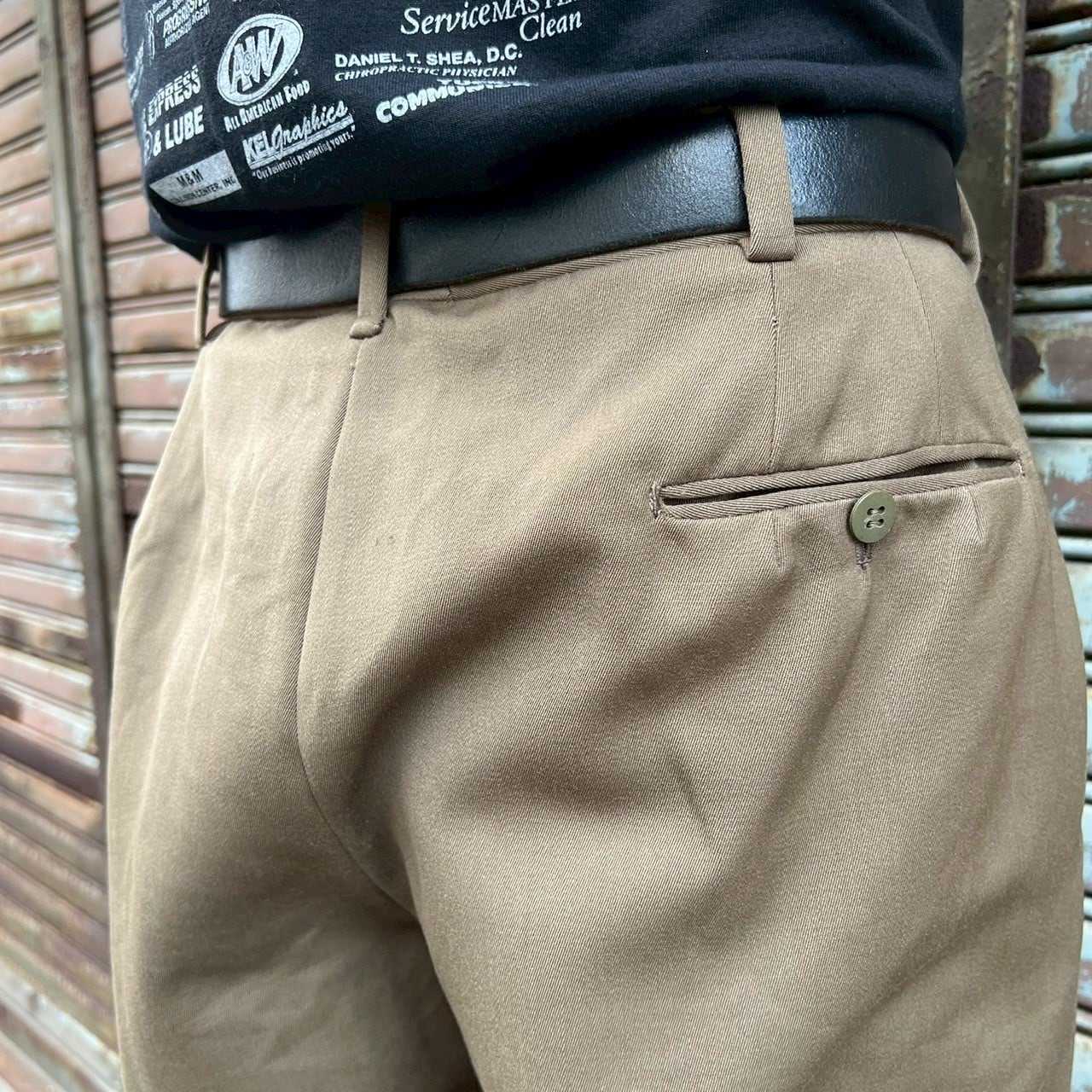 60s ユーロ スラックス ヴィンテージ ミリタリー コインポケット M