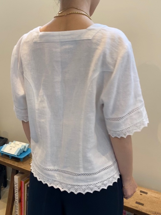 Austrian Square Neck Blouse