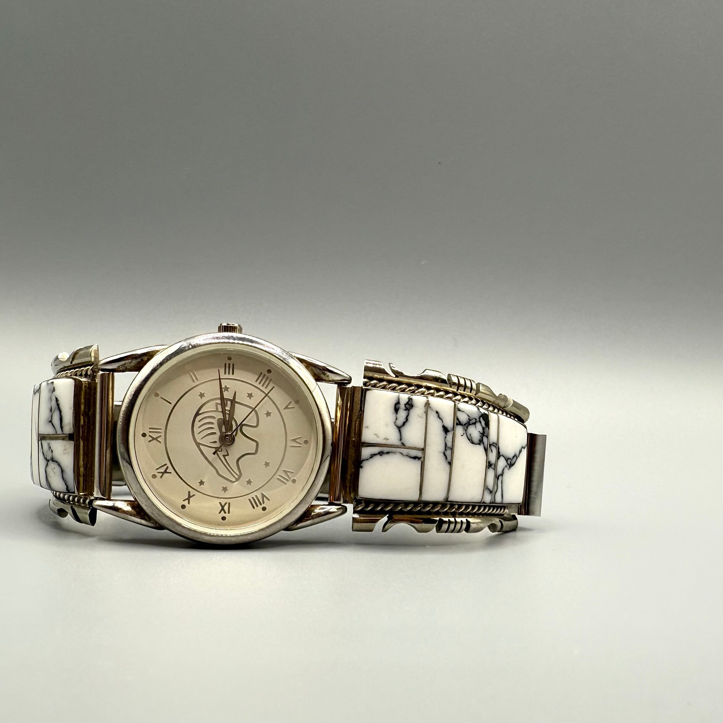 NAVAJO ターコイズバングルタイプ時計 腕時計 インディアンジュエリー