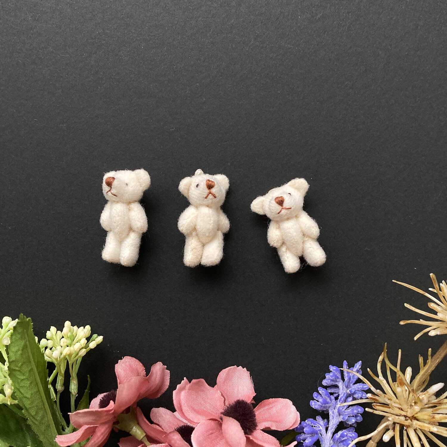 ハンドメイド テディベア ホワイト・2 d8d36b40dc475a24def73f9824eb98