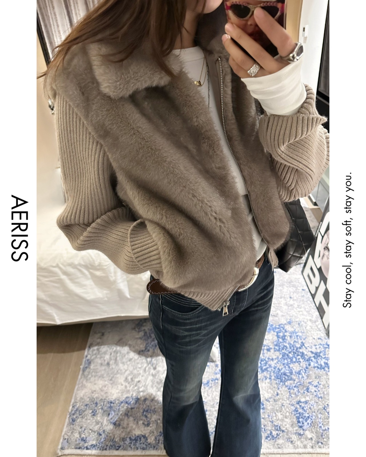 フェイクファーニット 2color A0742 - 3