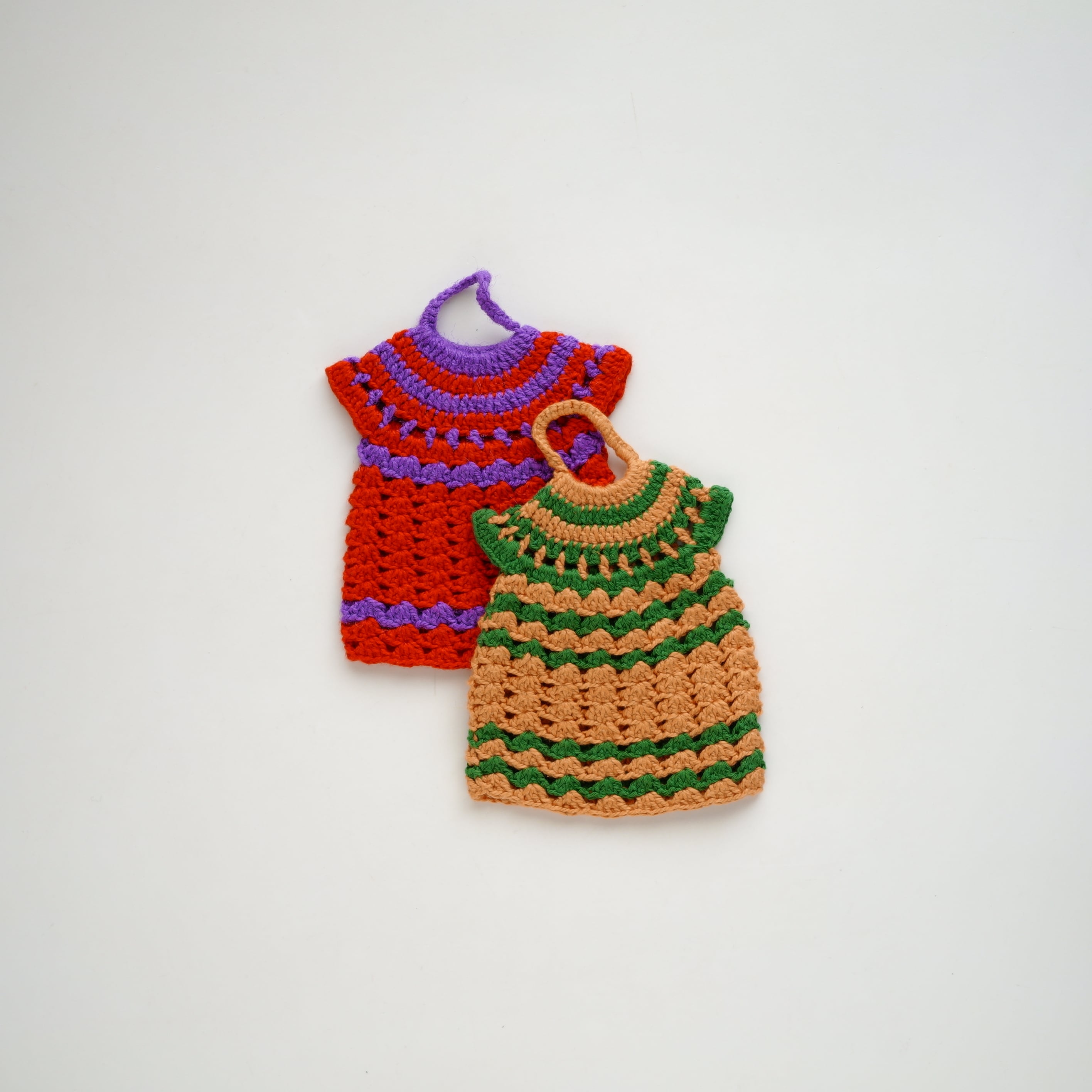 Handmade Crochet Dress Pot Holder