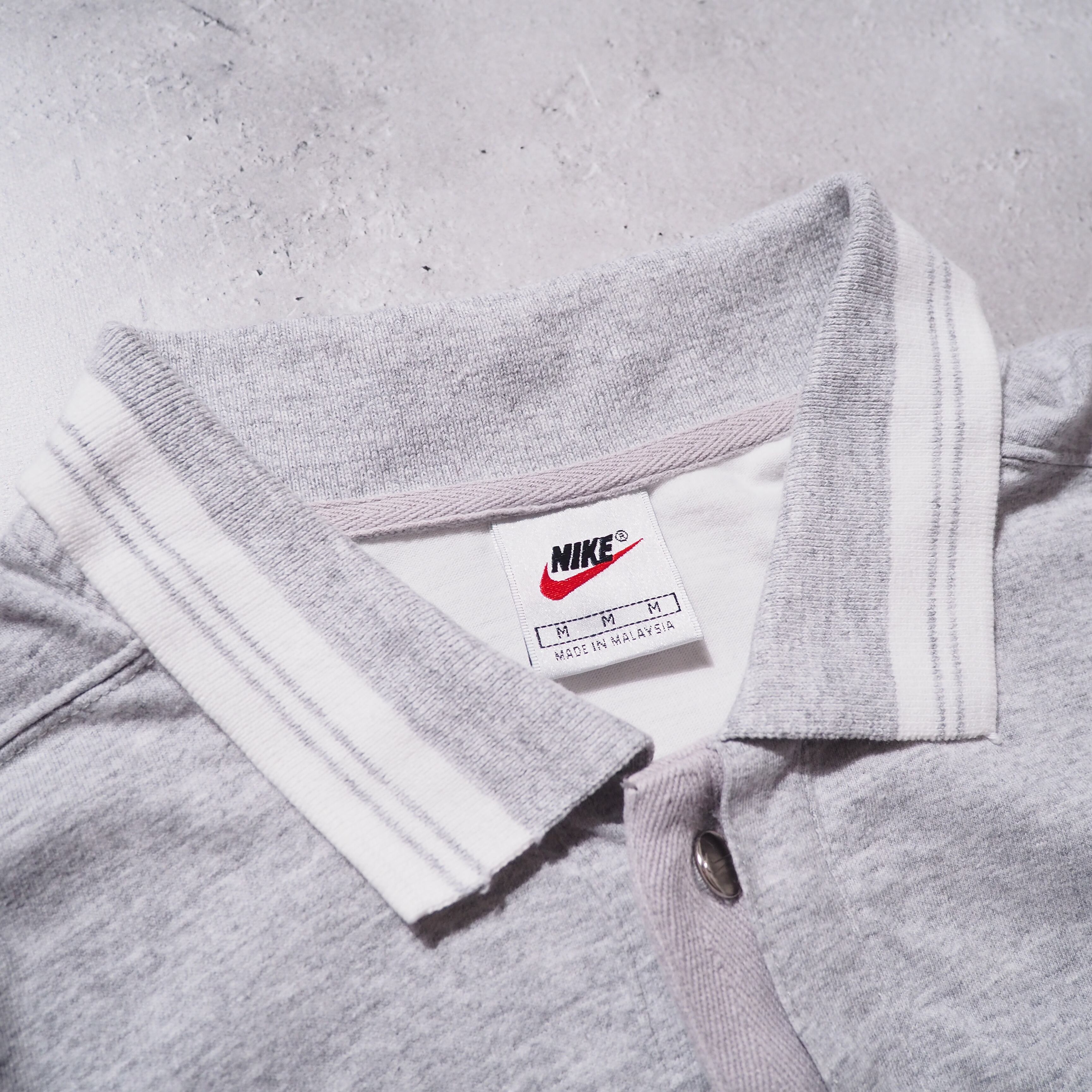 2000s " NIKE " swoosh logo embroidery vintage loose SS polo shirt