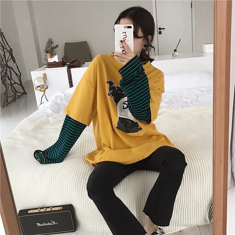 意味深プリント カットソー