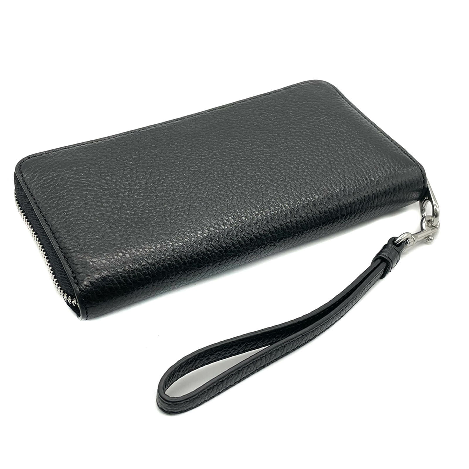 COACH（コーチ）/C4451 WALLET WRISTLET長財布/SVDTV（ブラック