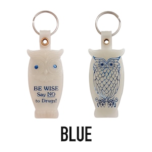 【OWL KEYCHAIN】 フクロウ キーホルダー 蓄光