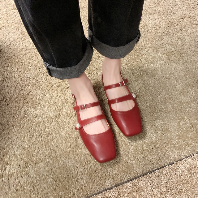 包頭サンダル女性2020年夏の新しいバージョンのスクエアヘッド野生のネット赤厚い妖精スタイルの単語のバックルのローマの靴 部族の婦人靴5746653