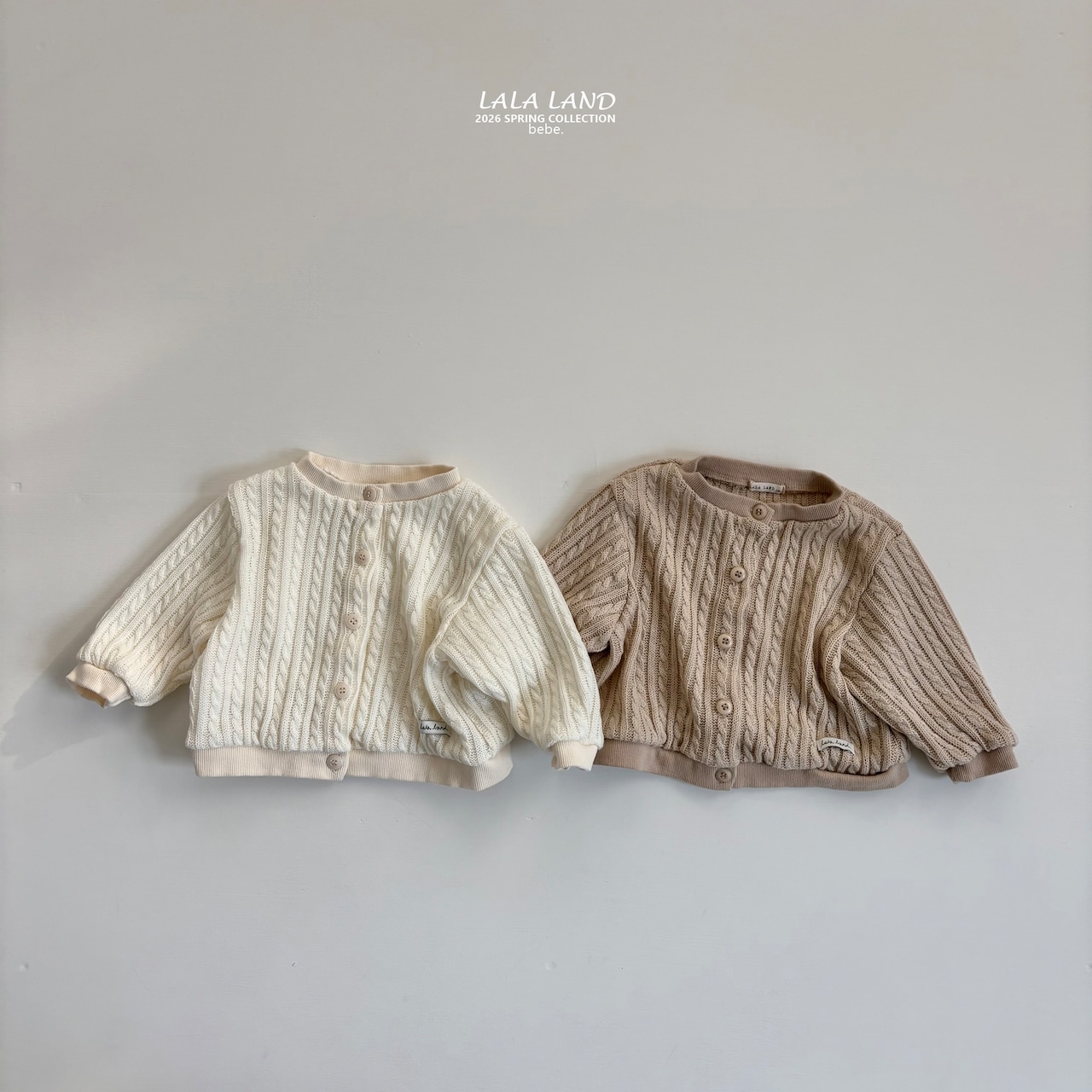 LALALAND 26/SS (Baby)Knit cardigan