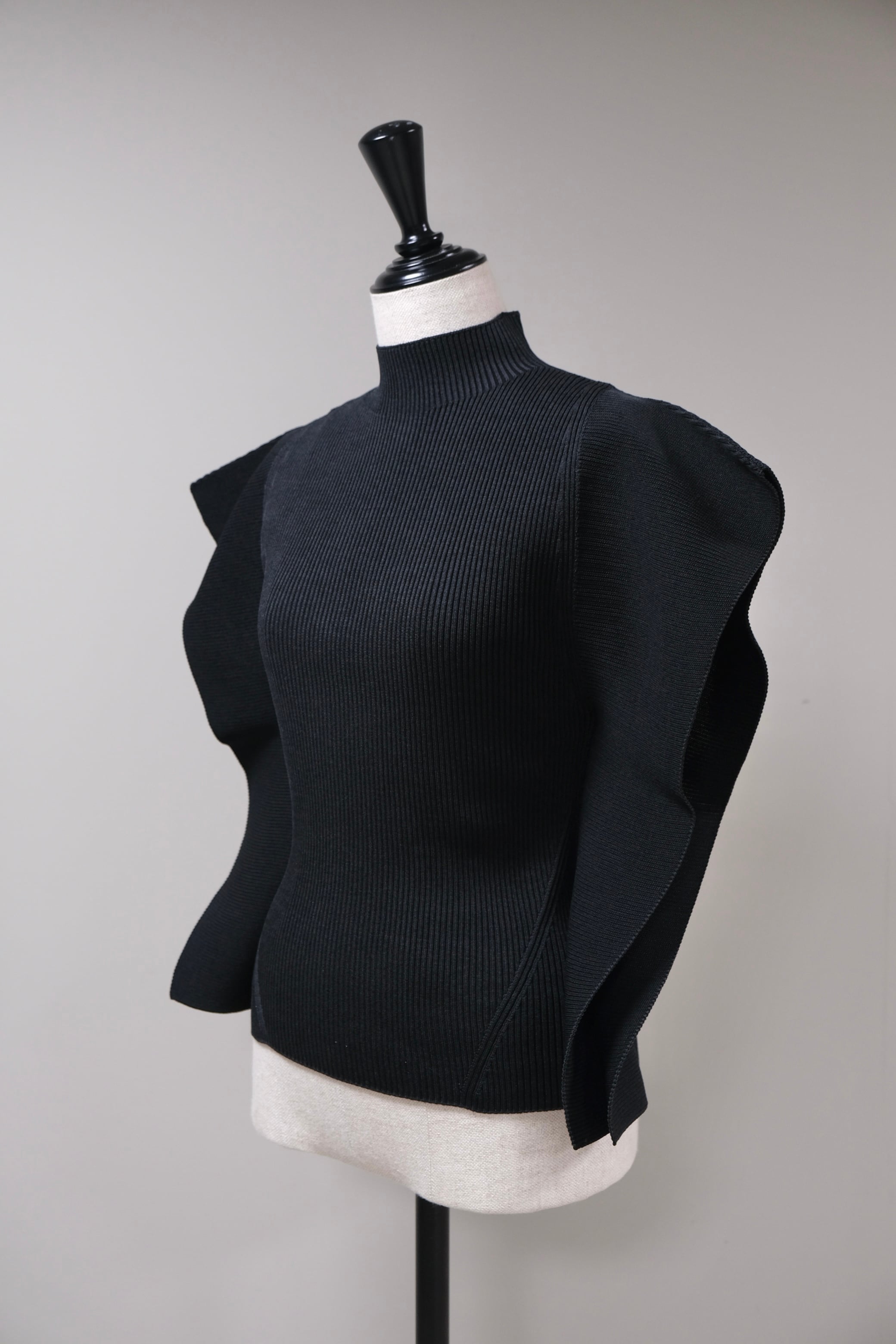 CFCL】PORTRAIT CREASE TOP -BLACK- | loop