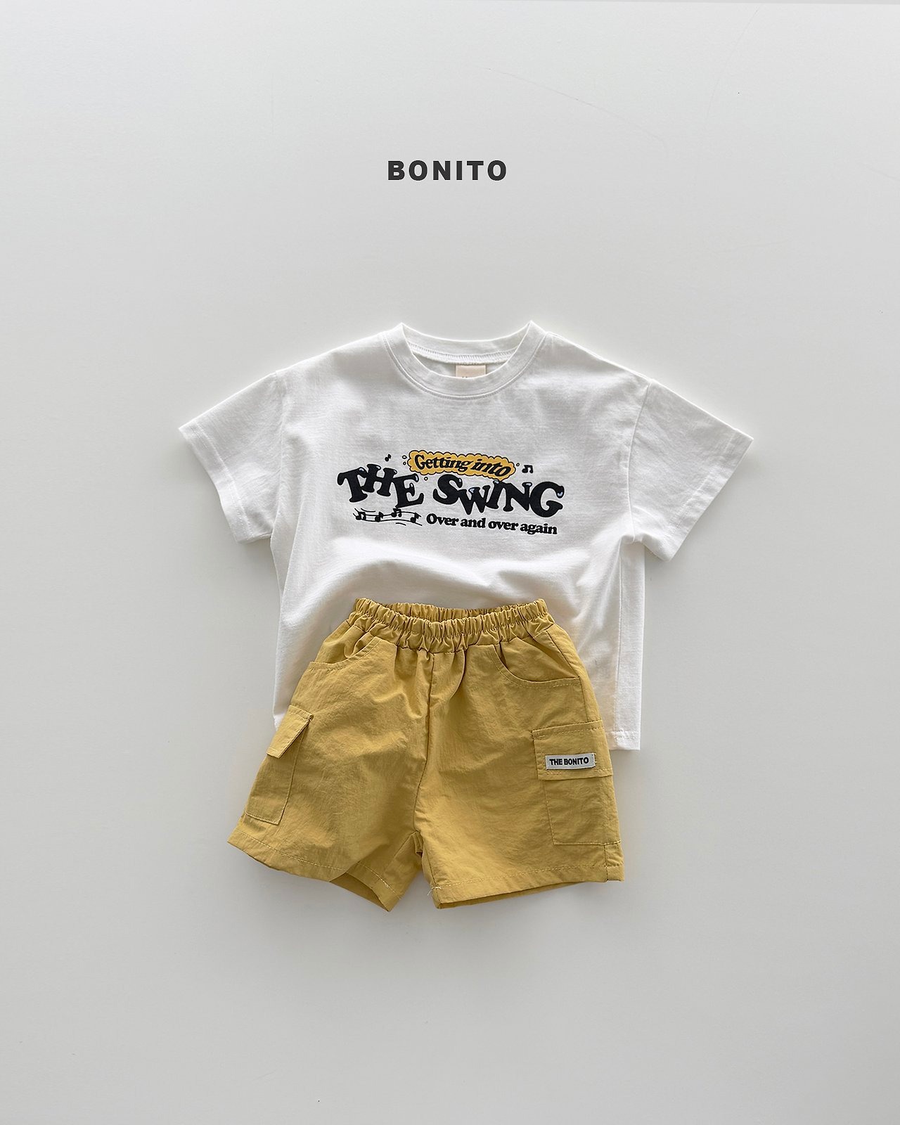 [BONITO] Synthetic fiber cargo pants / [보니토] 화섬카고팬츠